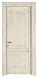 ESSENZA: Castagno MasselloFINITURA: Spazzolato bianco decapèDETTAGLI: Coprifilo massello
barocco telescopico